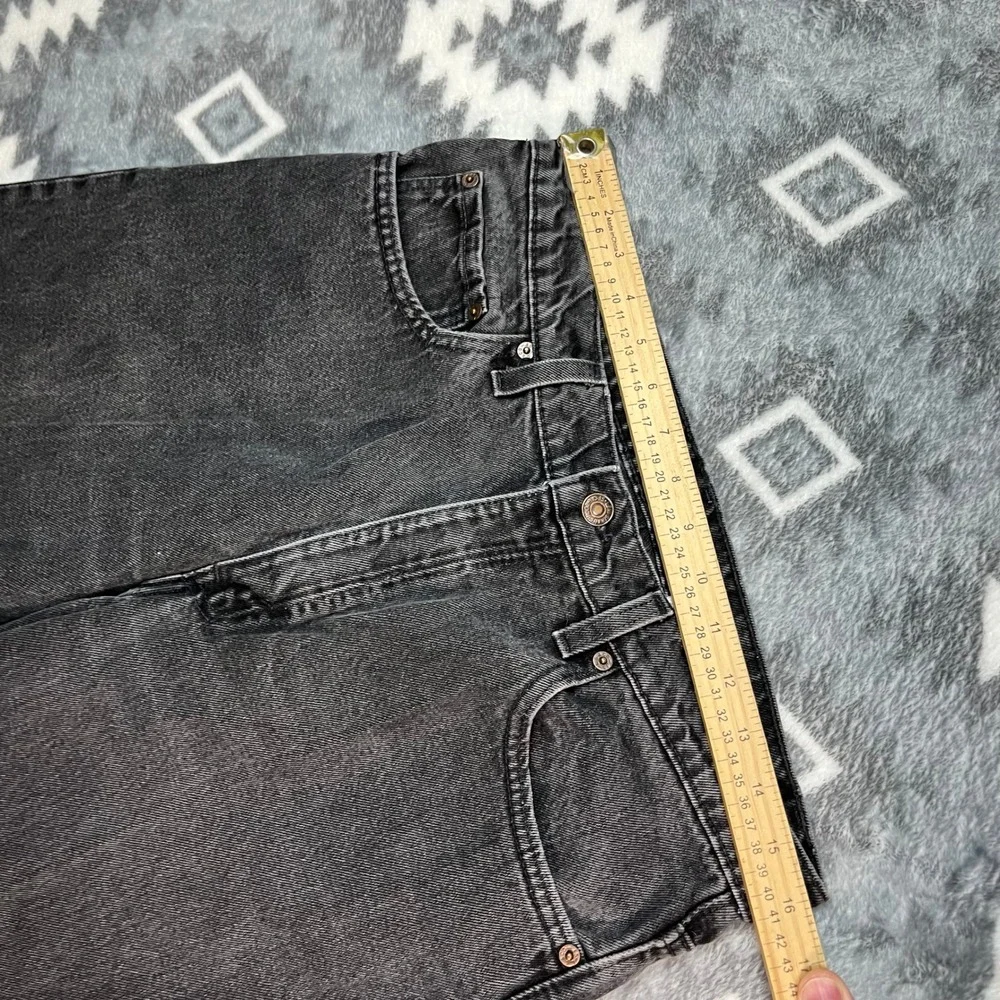 Vintage 1995 Levis 550 Relaxed Fit Tapered Leg Black Jeans Mens 34x32 USA